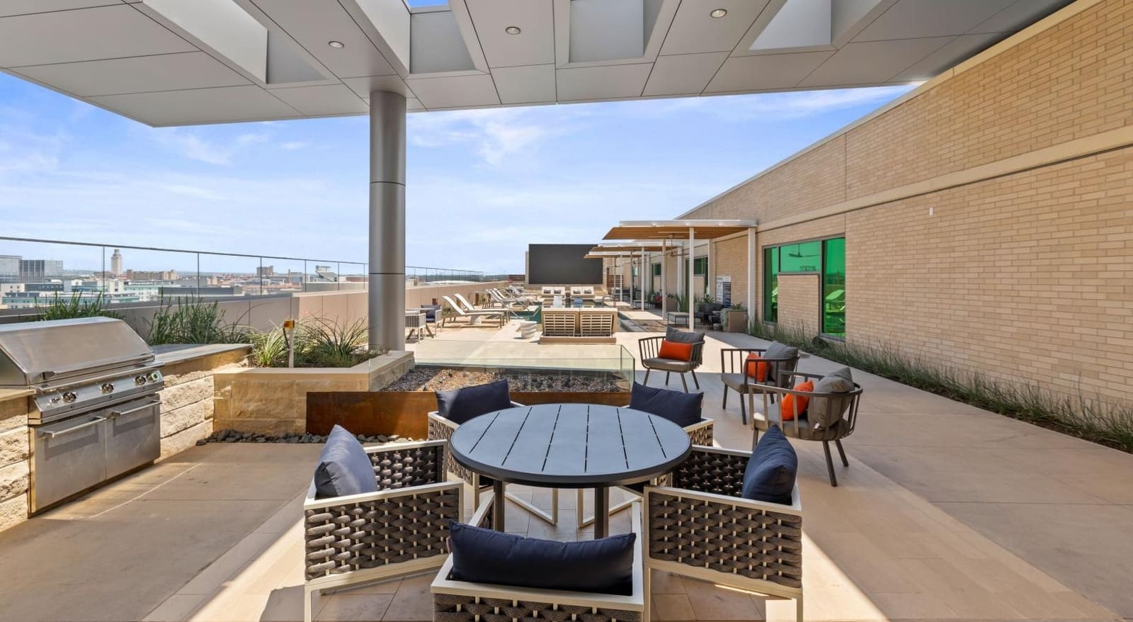 Indoor basketball court and two pool decks photo 6 in East Austin